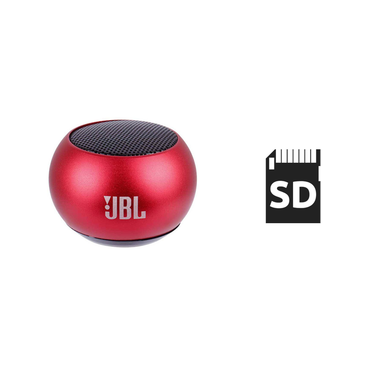 1172166 اسپیکر پرتابل رم خور JBL مدل Mini M3 - قرمز High Copy - تصویر 1