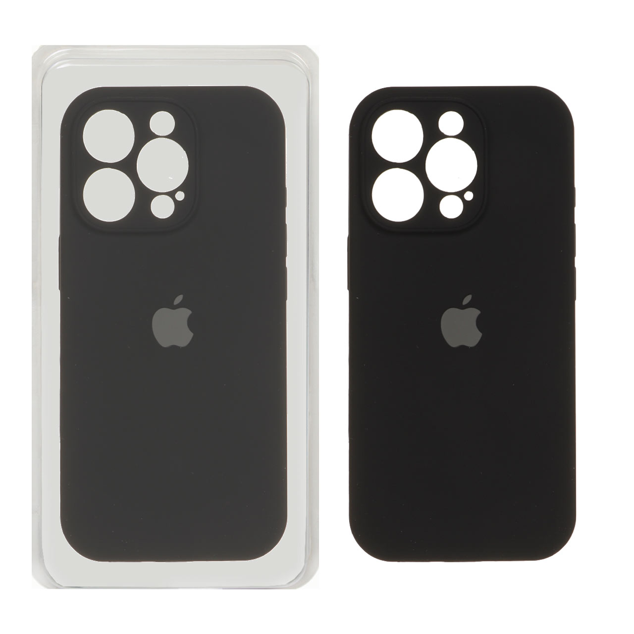 1242998 قاب سیلیکونی پاک کنی محافظ لنزدار اورجینال Apple iPhone 16 Pro - مشکی (پک اصلی) - تصویر 1