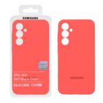 قاب سیلیکونی پاک کنی اورجینال Master Quality مدل Samsung Galaxy A55 - مرجانی (پک دار)
