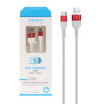 کابل شارژ 1.1 متری فست CHERLO Type-C مدل CH-TC06 - سفید - SMO - تصویر 3