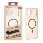 قاب اورجینال Syndee پشت مات MagSafe مدل Samsung Galaxy A07 - قهوه ای (پک دار )