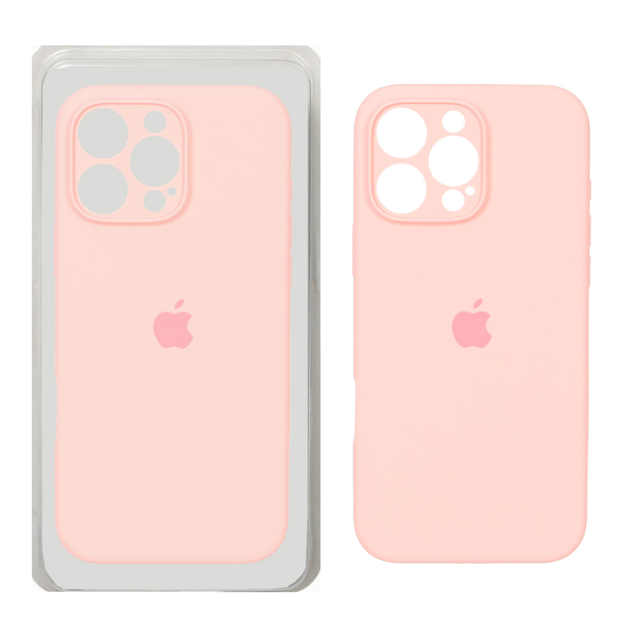 1695354 قاب سیلیکونی پاک کنی محافظ لنزدار اورجینال Apple iPhone 16 Pro Max - گلبهی (پک دار) - NTC - تصویر 1