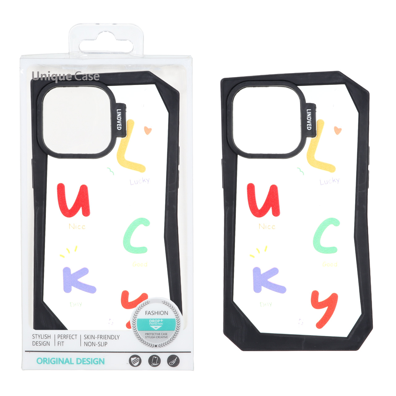 4588112 قاب Lindved شفاف طرح دار Apple iPhone 12 Pro Max - کد 12 (پک دار) - تصویر 1