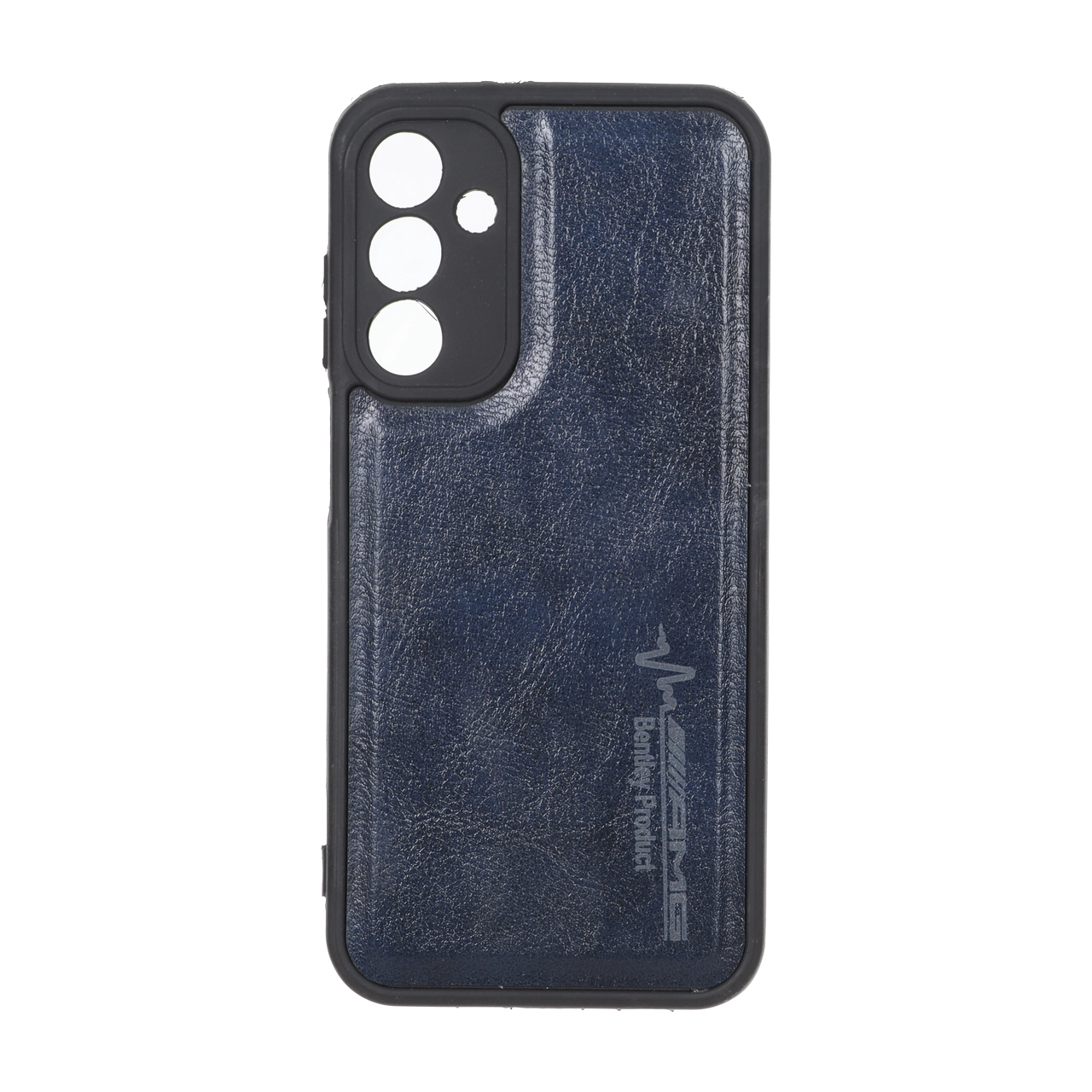 4590652 قاب طرح چرم AMG محافظ لنزدار Samsung Galaxy A15 - سرمه ای - تصویر 1