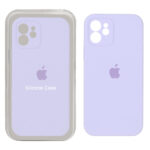 قاب سیلیکونی پاک کنی محافظ لنزدار اورجینال Apple iPhone 12 - یاسی (پک اصلی)