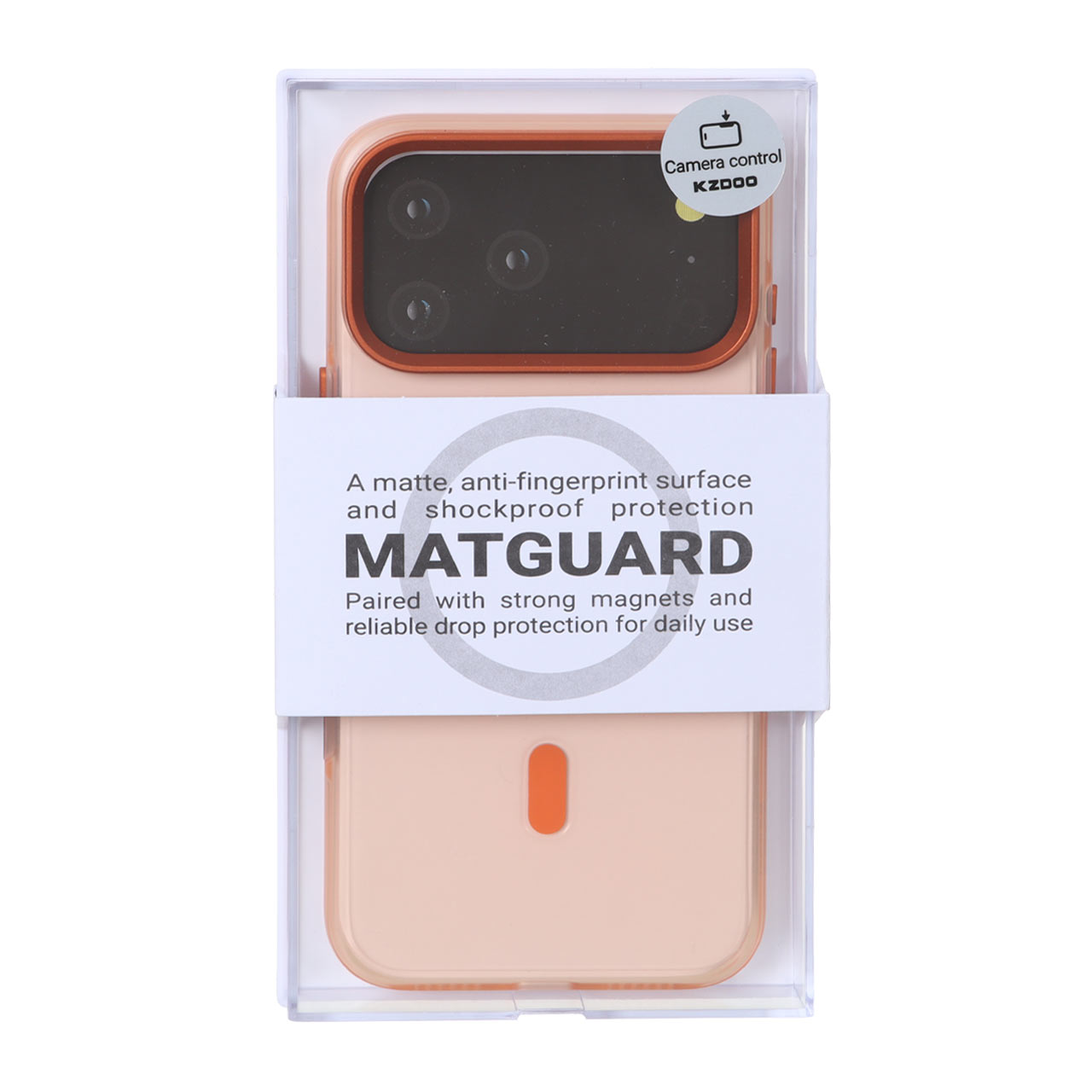 1622456 قاب Original KDoo MATGUARD Magsafe مدل Apple iPhone 17 Pro Max / iPhone 18 Pro Max - نارنجی (پک دار) - تصویر 1