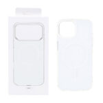قاب پشت رنگی دور ژله ای با قابلیت شارژ MagSafe مدل Apple iPhone 13 Pro Max - سفید (پک دار)