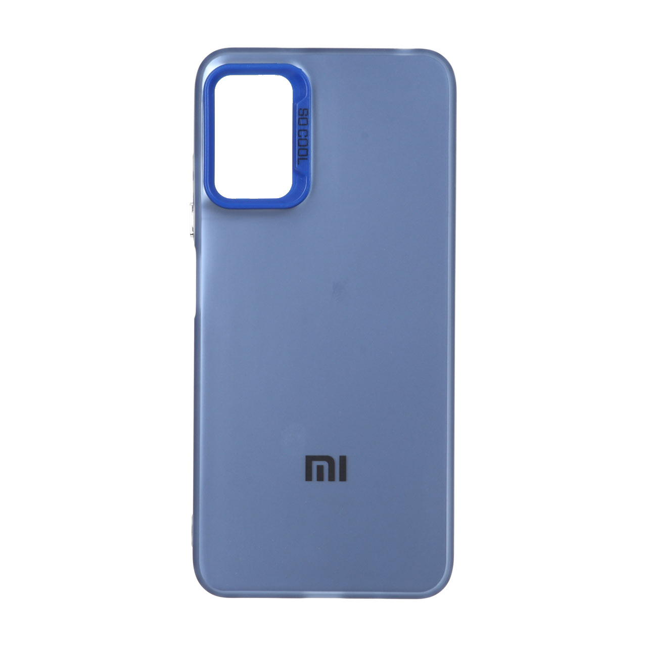 4581614 قاب SO COOL لوگودار Xiaomi Poco M3 Pro / Redmi Note 10 5G / Redmi Note 11 SE - آبی - تصویر 1