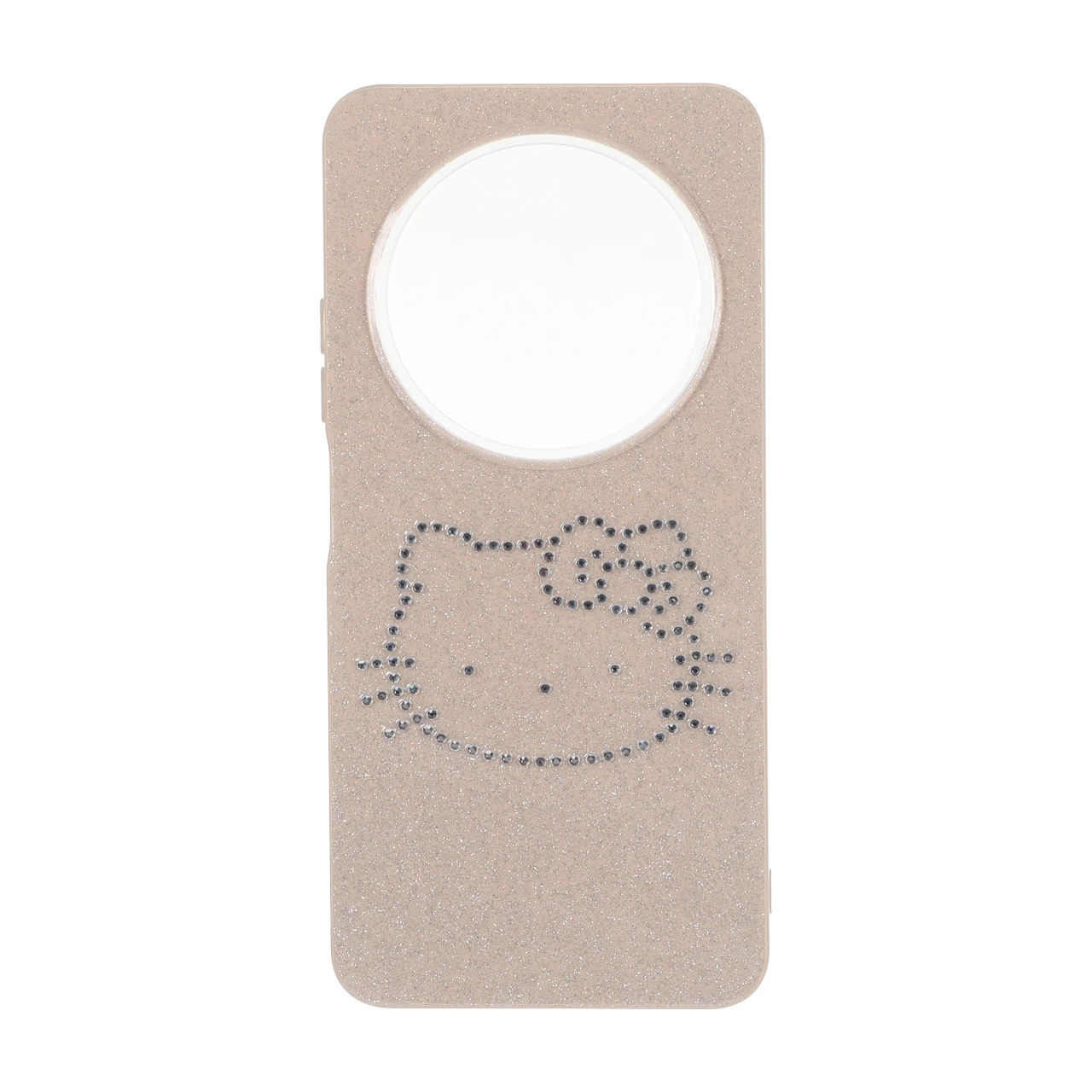 4629126 قاب اکلیلی Kitty نگین دار Xiaomi Redmi 14C / Redmi A3 Pro / Redmi A4 / Poco C75 - نسکافه ای - تصویر 1
