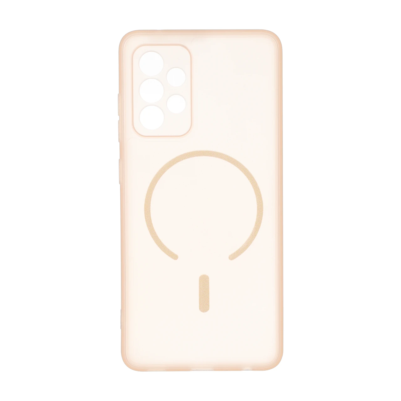 4631216 قاب ژله ای مات طرح مگ سیف Power محافظ لنزدار Samsung Galaxy A52 / A52s - نسکافه ای - تصویر 1