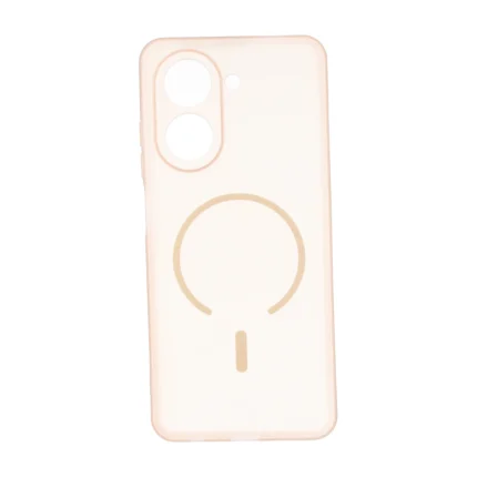 قاب ژله ای مات طرح مگ سیف Power محافظ لنزدار Xiaomi Redmi A5 / Poco C71 - نسکافه ای