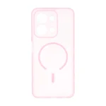 قاب ژله ای مات طرح مگ سیف Power محافظ لنزدار Xiaomi Redmi 15C / Poco C85 - صورتی