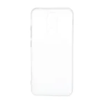 قاب ژله ای شفاف مستطیلی طرح مگ سیف محافظ لنزدار Xiaomi Redmi 8