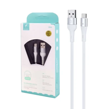 کابل شارژ فست SKY DOLPHIN Type-C مدل S06T - سفید - TCO
