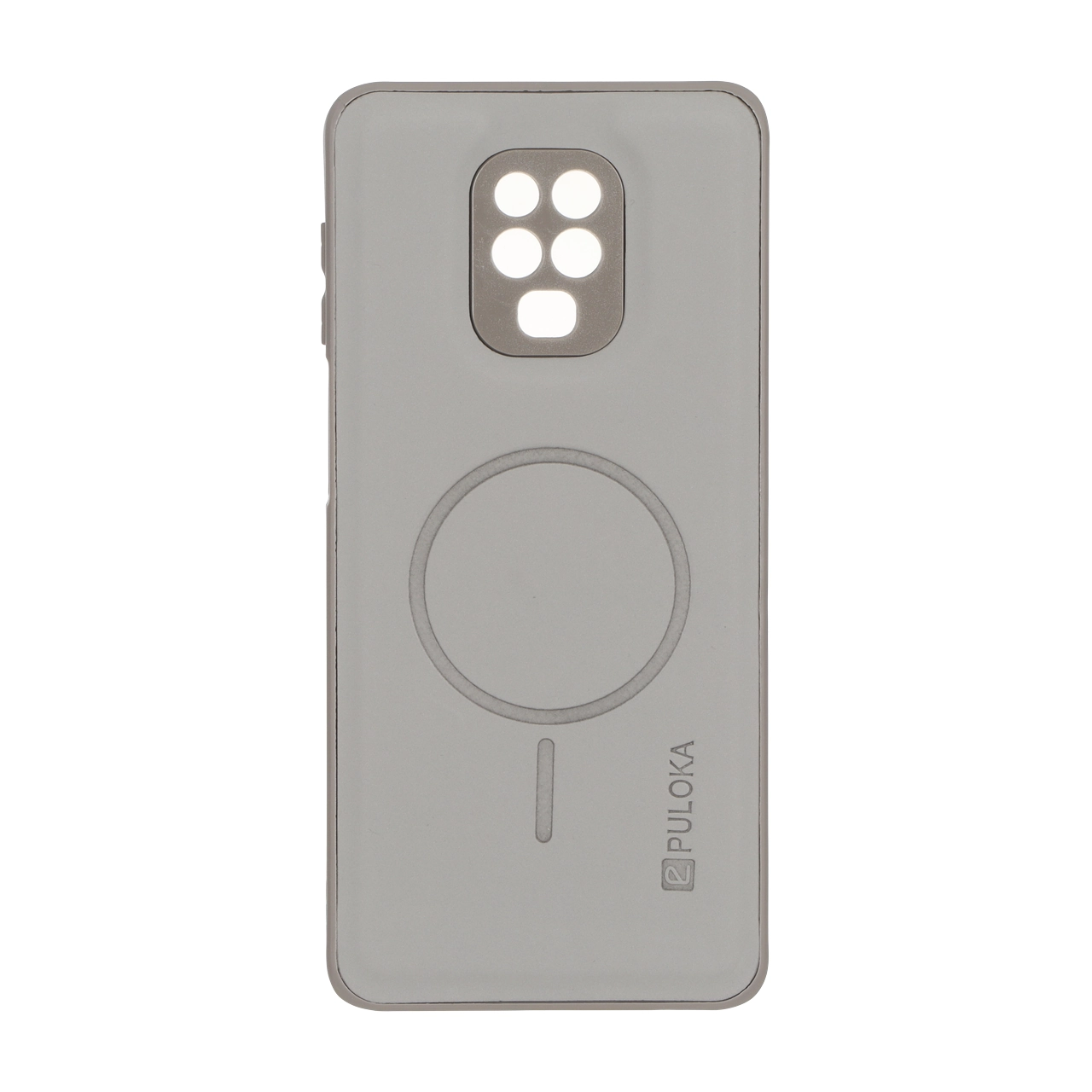 4639812 قاب Puloka جیر طرح مگ سیف Slim محافظ لنزدار Xiaomi Redmi Note 9S / Redmi Note 9 Pro / Redmi Note 9 Pro Max - طوسی - تصویر 1
