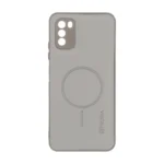 قاب Puloka جیر طرح مگ سیف Slim محافظ لنزدار Xiaomi Poco M3 - طوسی