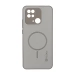 قاب Puloka جیر طرح مگ سیف Slim محافظ لنزدار Xiaomi Redmi 10C / Redmi 10 Power / Poco C40 - طوسی