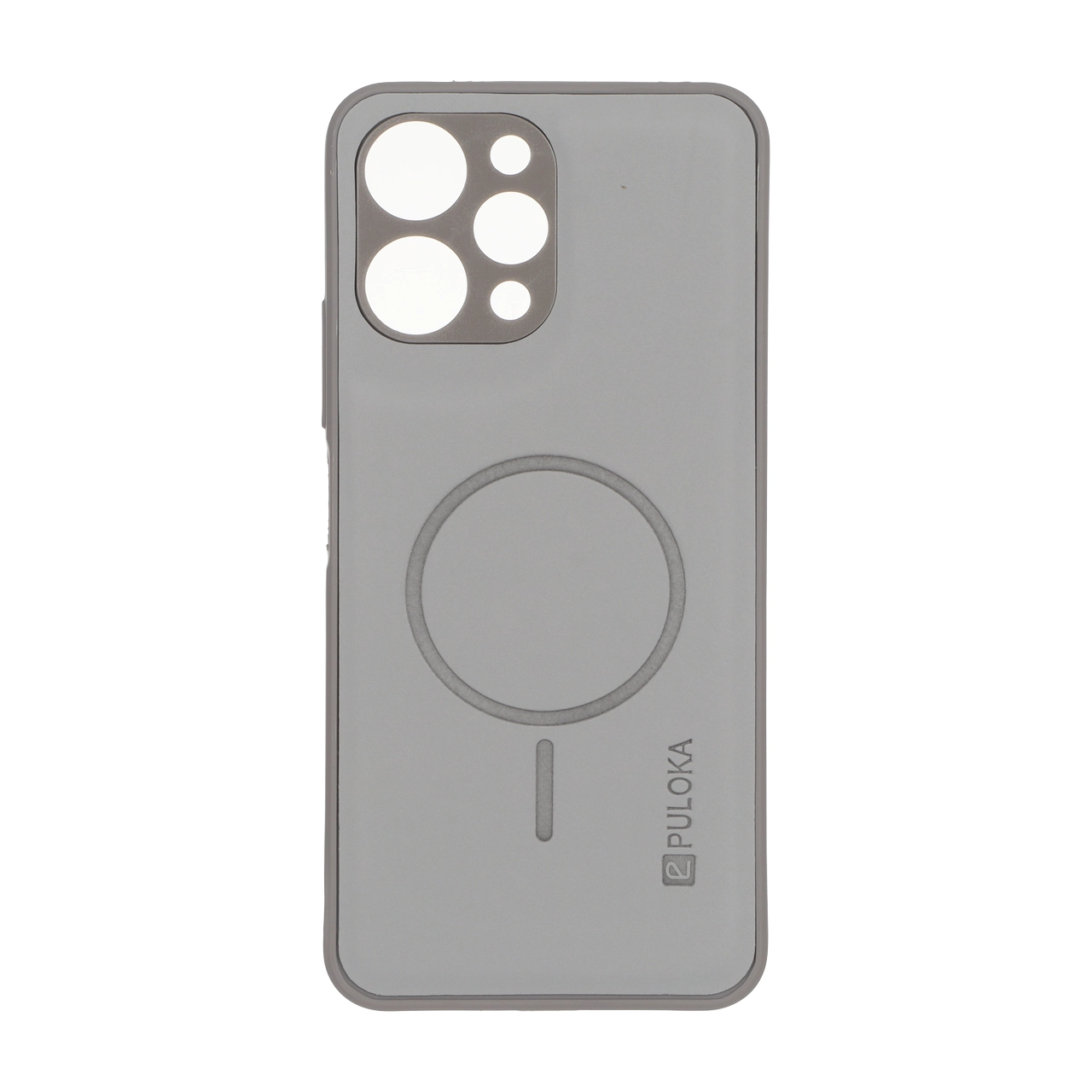 4639882 قاب Puloka جیر طرح مگ سیف Slim محافظ لنزدار Xiaomi Redmi Note 12 4G - طوسی - تصویر 1