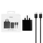 شارژر دیواری PD و فست Samsung مدل EP-T4511 45W به همراه کابل شارژ Type-C To Type-C - مشکی - kZN (گارانتی شش ماهه Kezen)