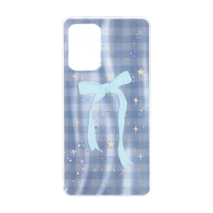 قاب مات ستاره ای دور ژله ای شفاف طرح دار Samsung Galaxy A52 / A52s - کد 123