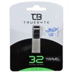 فلش مموری TrueByte USB2.0 مدل Travel ظرفیت 32 گیگابایت - نقره ای (گارانتی مادام العمر آی تین)