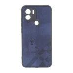 قاب طرح چرم گوزنی Pal Prime مدل Xiaomi Redmi A1 Plus / Redmi A2 Plus - آبی کاربنی
