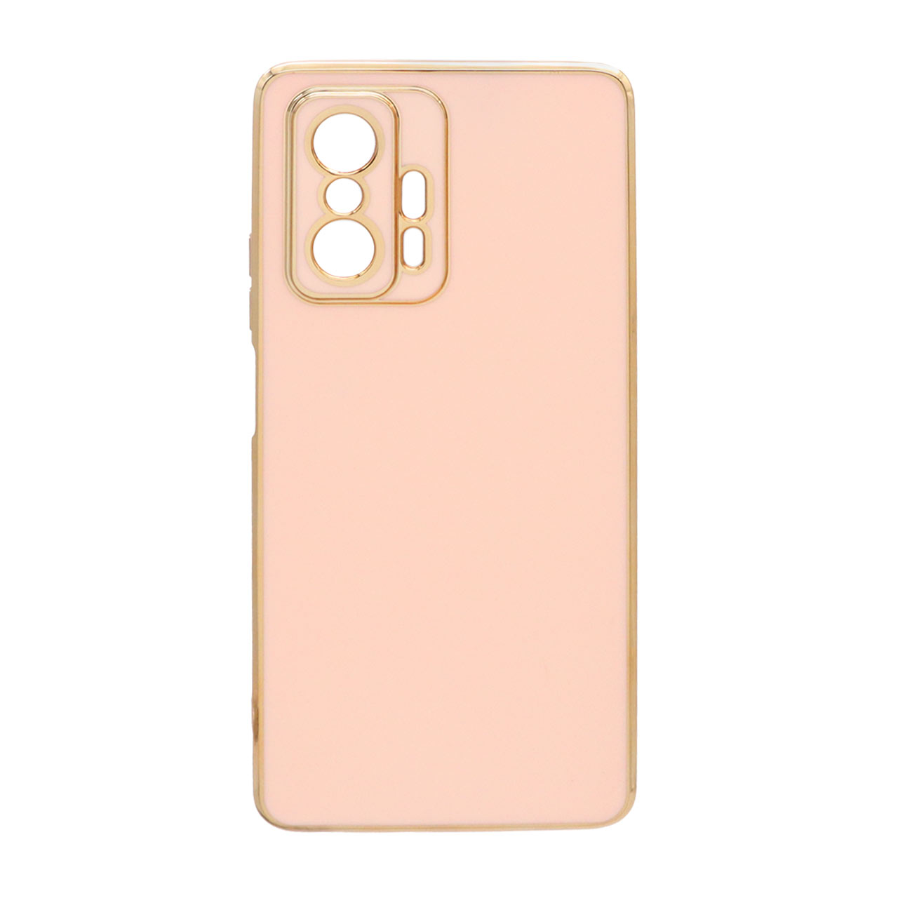 691300 قاب محافظ لنزدار My Case مدل Xiaomi Mi 11T / Mi 11T Pro - گلبهی روشن - تصویر 1