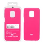 قاب سیلیکونی پاک کنی اورجینال درجه یک Xiaomi Redmi Note 9S / Redmi Note 9 Pro/ Redmi Note 9 Pro Max / Poco M2 Pro/ Redmi Note10 Lite - صورتی فانتزی (پک دار)