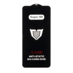 محافظ صفحه نمایش شیشه ای Full Cover ESD Anti Static - Super 9D مدل Samsung Galaxy A07 / A06 / A05 / Xiaomi Redmi 13C / Poco C65 / Poco M6 5G / Honor X7 / X7A / Realme C51 / Realme C53 (بدون پک)