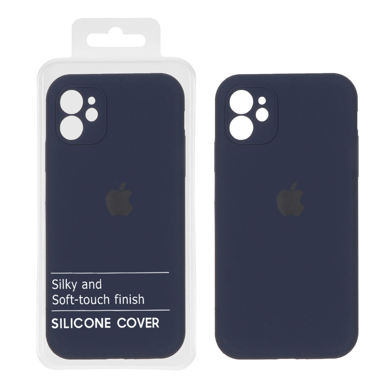 1348108 قاب سیلیکونی پاک کنی اورجینال Master Quality مدل Apple iPhone 11 - سرمه ای (پک دار) - تصویر 1