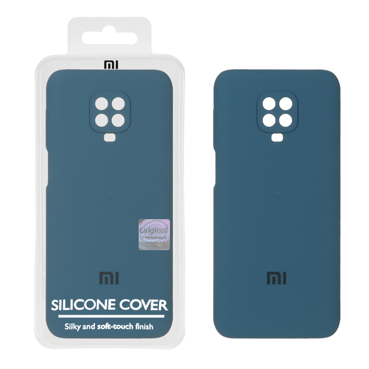 1362624 قاب سیلیکونی پاک کنی اورجینال Master Quality مدل Xiaomi Redmi Note 9S / Redmi Note 9 Pro / Redmi Note 9 Pro Max - سبز کله غازی (پک دار) - تصویر 1