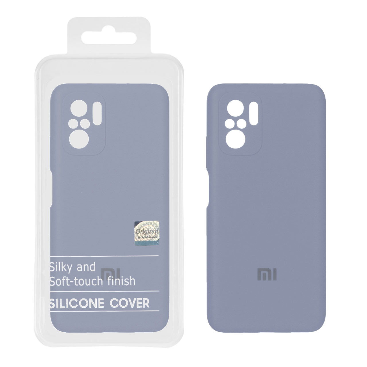 1380158 قاب سیلیکونی پاک کنی اورجینال Master Quality مدل Xiaomi Redmi Note 10 4G / Redmi Note 10S / Poco M5S - فیلی (پک دار) - تصویر 1