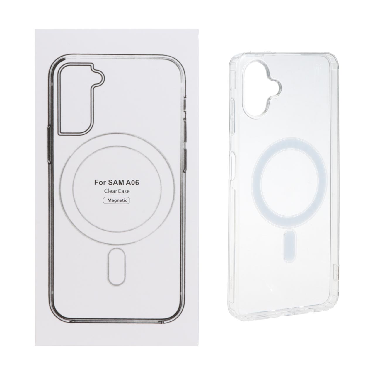 1405392 قاب شفاف Samsung Galaxy A06 با قابلیت شارژ MagSafe (پک دار) - تصویر 1