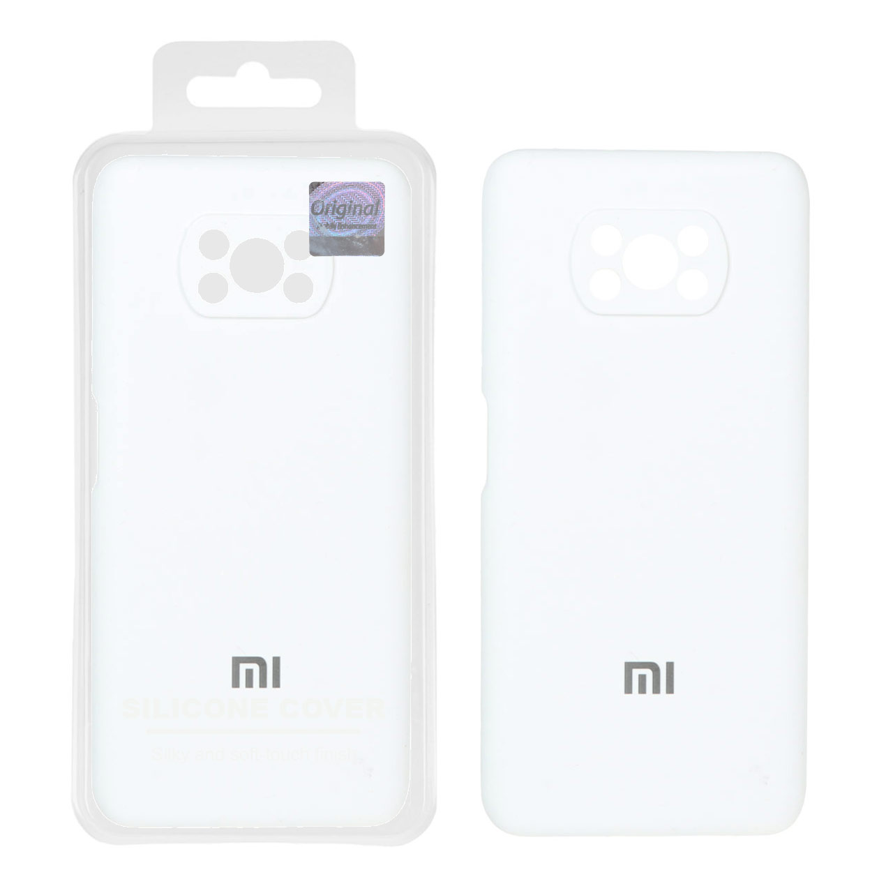 1427172 قاب سیلیکونی پاک کنی اورجینال Master Quality مدل Xiaomi Poco X3 / Poco X3 Pro / Poco X3 NFC - سفید (پک دار) - تصویر 1
