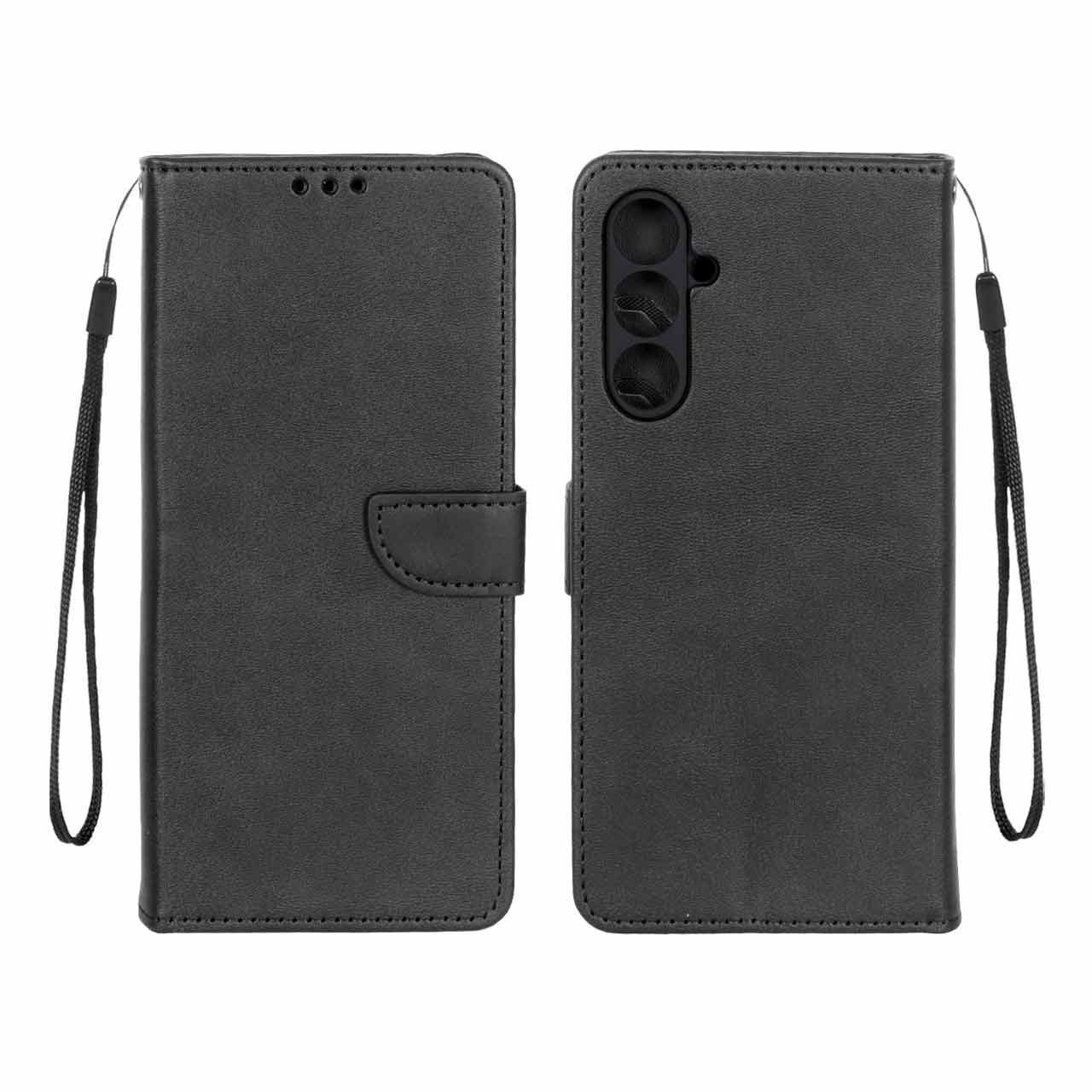 1449186 کیف چرمی موبایل مگنتی محافظ لنزدار Samsung Galaxy A54 - مشکی - تصویر 1