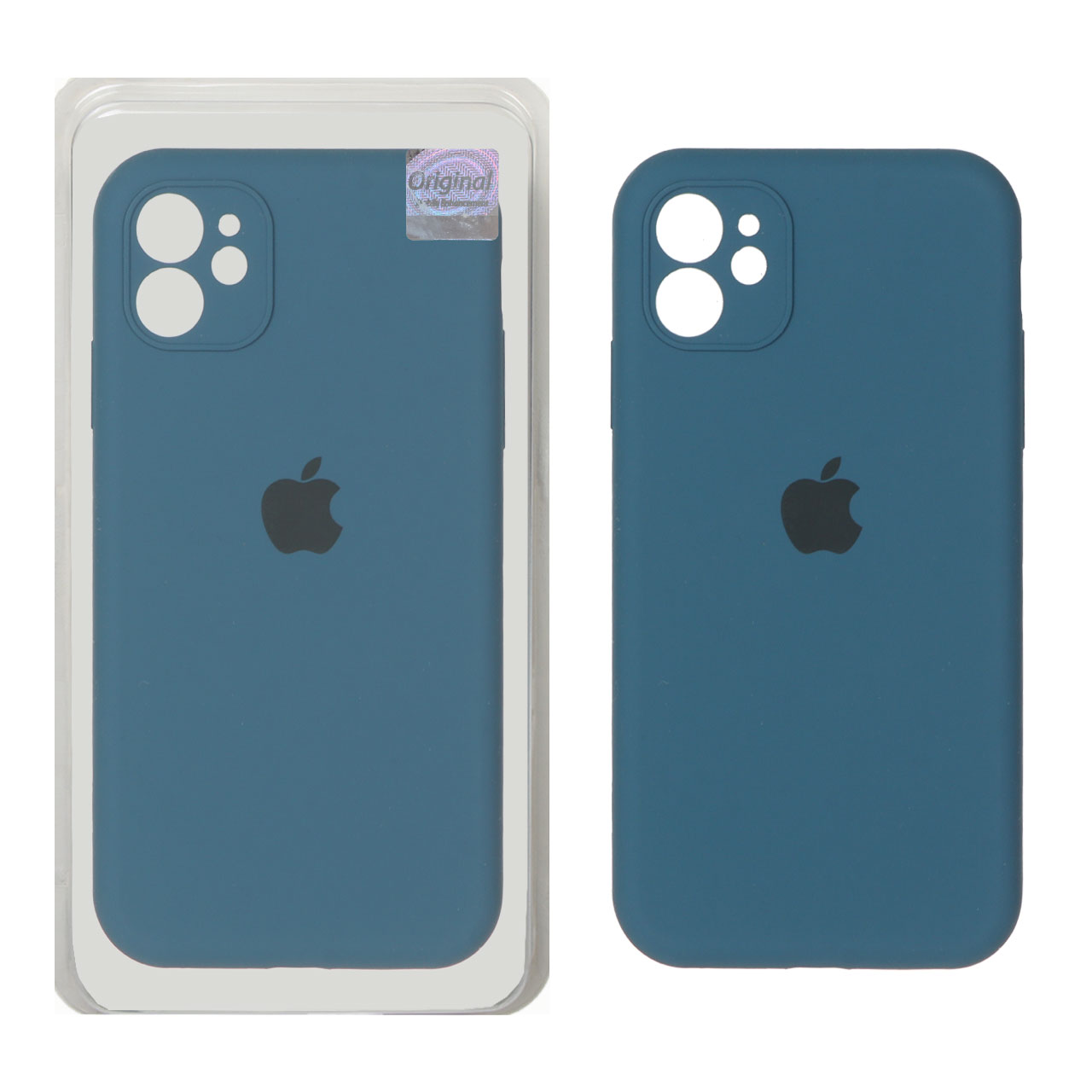 1507780 قاب سیلیکونی پاک کنی اورجینال Master Quality مدل Apple iPhone 11 - سبز کله غازی (پک دار) - تصویر 1
