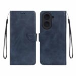 کیف چرمی موبایل مگنتی محافظ لنزدار Xiaomi Redmi A5 / Poco C71 - سرمه ای