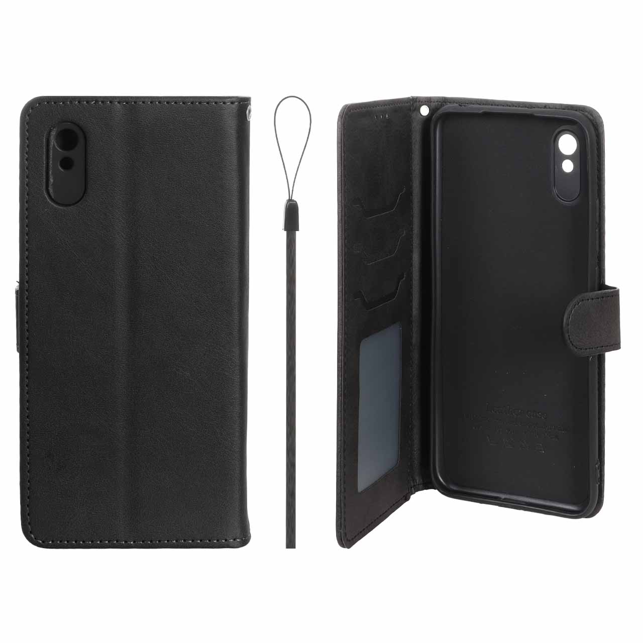 1585146 کیف موبایل مگنتی درجه یک داخل خز MNC Plus مدل Xiaomi Redmi 9A / Redmi 9A Sport / Redmi 9AT - مشکی - تصویر 1