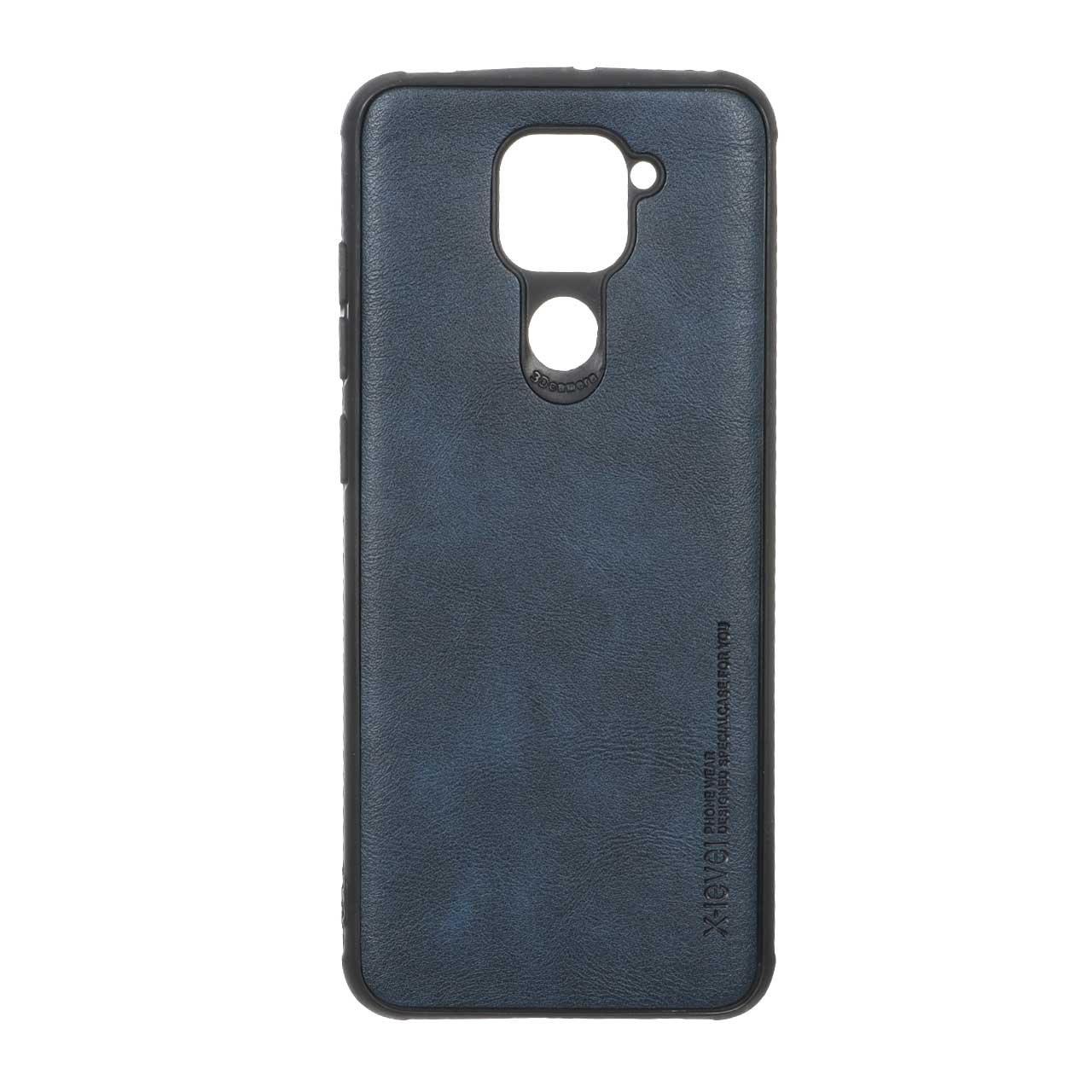 1589280 قاب طرح چرم Xlevel مدل Xiaomi Redmi Note 9 / Redmi 10X 5G / Redmi 10X Pro 5G - سرمه ای - تصویر 1
