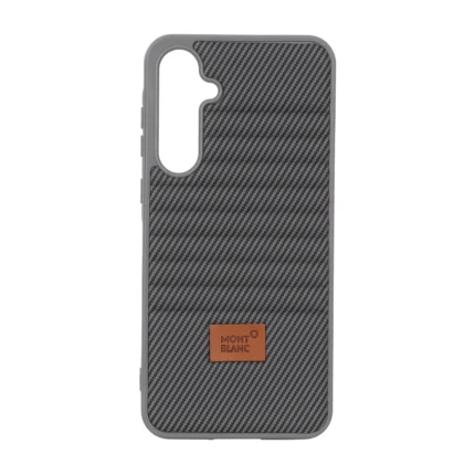 قاب Mont Blanc پافری طرح هاشور Samsung Galaxy A35 / A55 - خاکستری