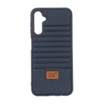 قاب Mont Blanc پافری طرح هاشور Samsung Galaxy A14 - سرمه ای