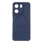 قاب شطرنجی طرح مگ سیف محافظ لنزدار Xiaomi Redmi 13C / Poco C65 - سرمه ای
