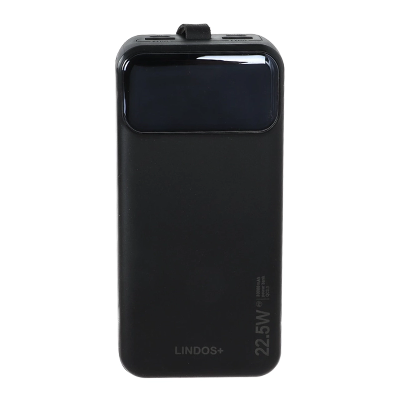 1676412 پاوربانک PD و فست شارژ Lindos+ 22.5W 30000mAh مدل LN-06 - مشکی (گارانتی تعویض یکساله شرکتی) - تصویر 1