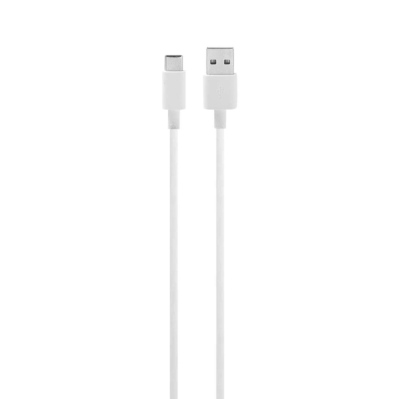 363674 کابل شارژ فست Huawei Type C-سفید (گارانتی شش ماهه نیکان همراه) - تصویر 1