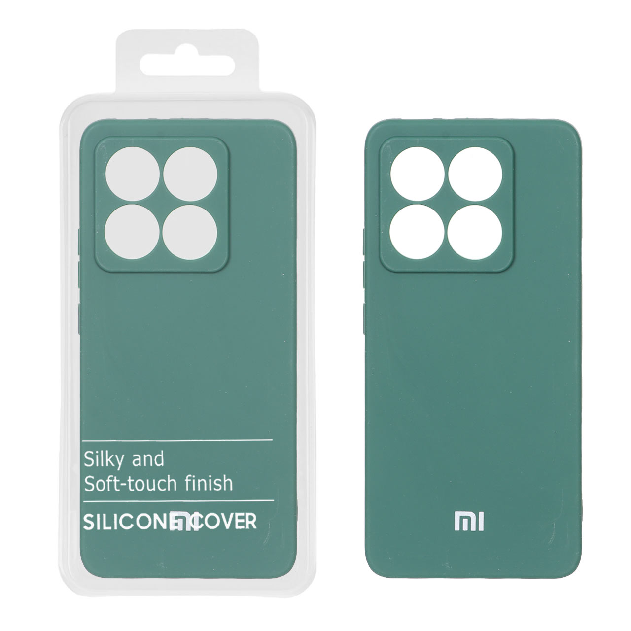 4598086 قاب نیو سیلیکون محافظ لنزدار RFF مدل Xiaomi Mi 14T / Mi 14T Pro - سبز (پک دار) - تصویر 1