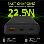 پاوربانک PD و فست شارژ KPG 30000mAh مدل PD-39 22.5W - مشکی - kZN (گارانتی شش ماهه Kezen) - تصویر 5