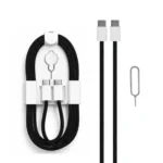 کابل شارژ آیفون 16 Type-C To Type-C - مشکی - SMO
