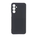 قاب سوزنی دکمه رنگی محافظ لنزدار Samsung Galaxy A16 - مشکی