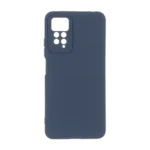 قاب سوزنی دکمه رنگی محافظ لنزدار Xiaomi Redmi Note 12 Pro 4G / Redmi Note 11 Pro - سرمه ای