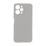 قاب سوزنی دکمه رنگی محافظ لنزدار Xiaomi Redmi 12 / Poco M6 Pro 5G - طوسی